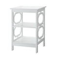 thumbnail image 1 of Convenience Concepts Table d'Appoint Carrée Oméga, Fini Bois Blanc, 1 of 7