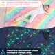 thumbnail image 2 of Manta infantil Softan Unicorn, franela que brilla en la oscuridad, 127 x 152 cm, 2 of 8