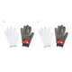 thumbnail image 2 of sweethay Guantes de seguridad universales de nivel 5, ajustables, recubiertos de látex, más anillo de acero PE, manoplas de trabajo, correa de muñeca Rojo L 2piezas sweethay CBP027373, 2 of 8