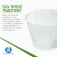 thumbnail image 3 of Dynarex Medicine Cups, Made with Translucent Plastic, For Measuring and Dispensing Liquid and Medication, Easy-to-Read CC and ML Graduations, 1 Case of 5000 1-oz. Cups, 3 of 7