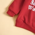 thumbnail image 6 of Toddler Girls Sweatshirts Boys Christmas Long Sleeve Letter Prints T Shirt Pullover Sweatshirts for Girls Size 18-24 Months, 6 of 6
