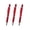Red, variant on Moocorvic 3Pcs Ballpoint Pens with Stylus Tip, for Writing,1.0 mm,Orange