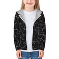 thumbnail image 3 of Kids Zip Up Hoodie for Boys Girls Toddler - realistic black spiderweb cool Lightweight Long Sleeve 3T Boys Girl Clothes, Sun Protection Windproof Jackets Hoodie Sweatshirt, 3 of 7