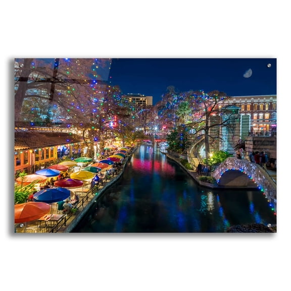 Epic Art 'San Antonio Holiday' by Grace Fine Arts Photography, Acrylic Glass Wall Art, 36"x24"