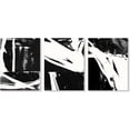 thumbnail image 2 of 3 Panels Black and White Abstract Canvas Wall Art Prints Black White Ink Painting Modern Art Prints for Living Room Bedroom Décor 12"x16", 2 of 5