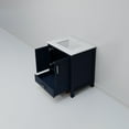thumbnail image 6 of Jacques 30 in. W x 22 in. D Navy Blue Bath Vanity and White Quartz Top, 6 of 9