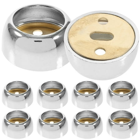 WORGEOUS  10 Pcs Magnetic Wardrobe Rod Holders Easy Installation Closet