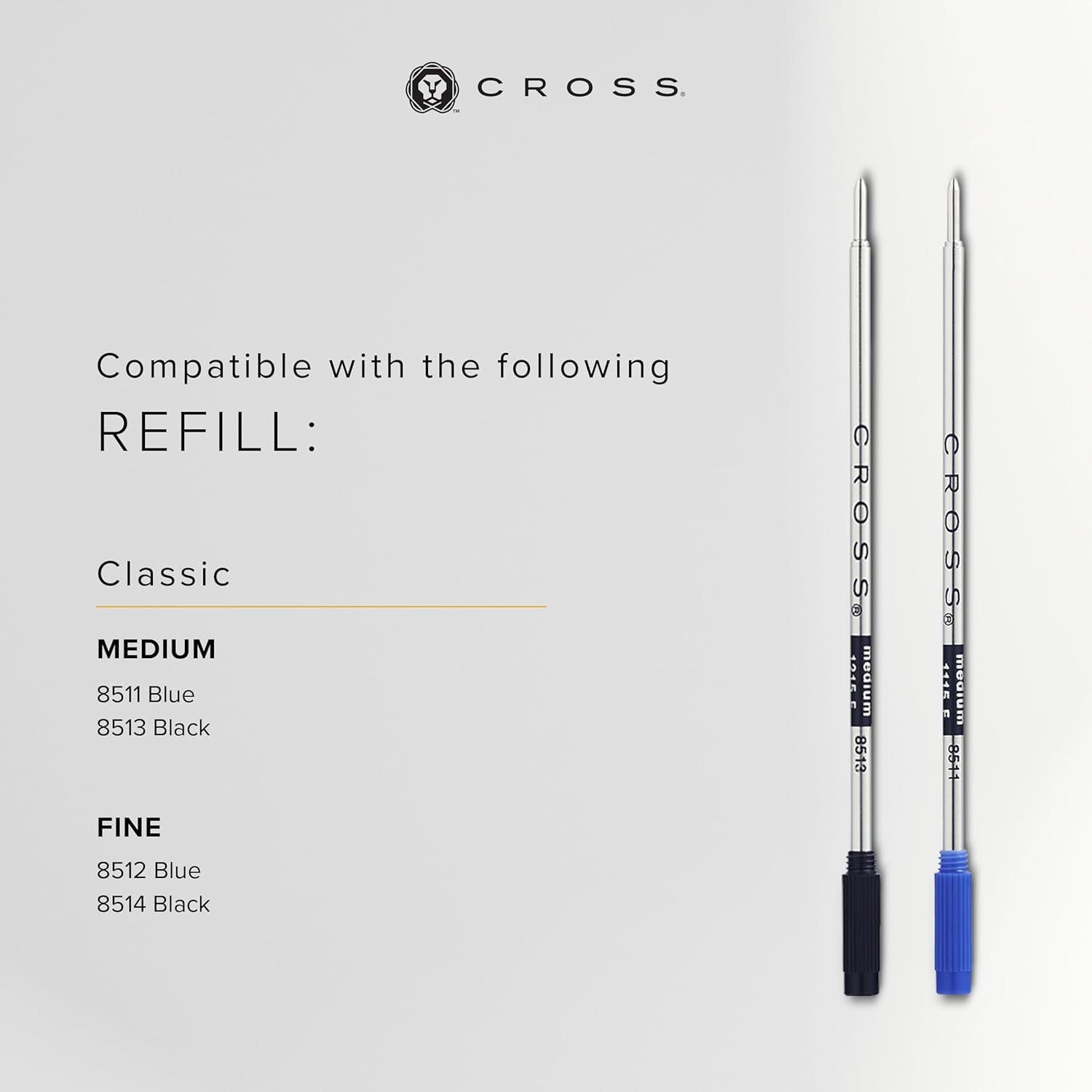 Cross Calais Chrome and Black Lacquer Ballpoint Pen