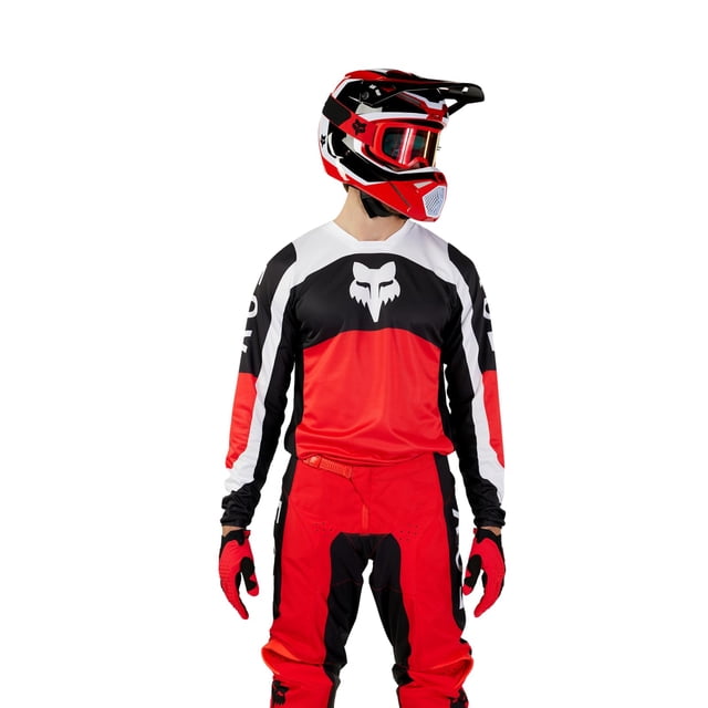 Maillot de motocross Fox Racing 180 Nitro para adulto - Rojo