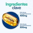 thumbnail image 4 of Pack 6 Frascos Ultra Omega 3 Nutrientes Vidalabs México Alta Concentración EPA y DHA, 4 of 5