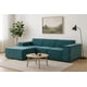 thumbnail image 5 of Sofá Modular Contemporáneo de Espuma Alta Densidad con Ottoman | Tapizado Aterciopelado Fácil de Limpiar, 5 of 8