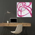 thumbnail image 2 of Abstract Magenta Gallery-Wrapped Canvas Wall Art, 16x16, 2 of 5