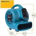 thumbnail image 3 of Xpower P-230AT Mini Air Mover/Sécheuse-pp-Bleu, 3 of 7