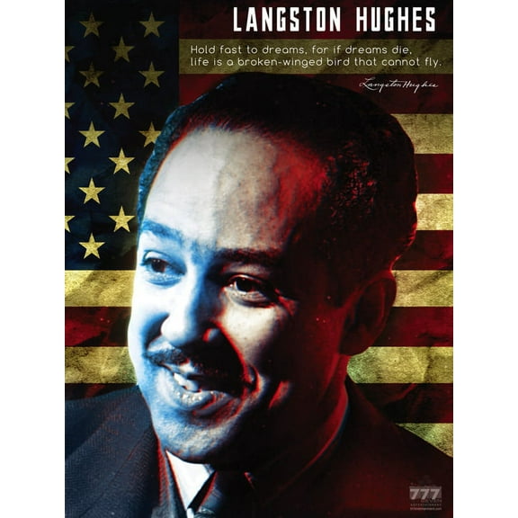 Langston Hughes Poster Hold Fast to Dreams Classroom Quote (18x24)