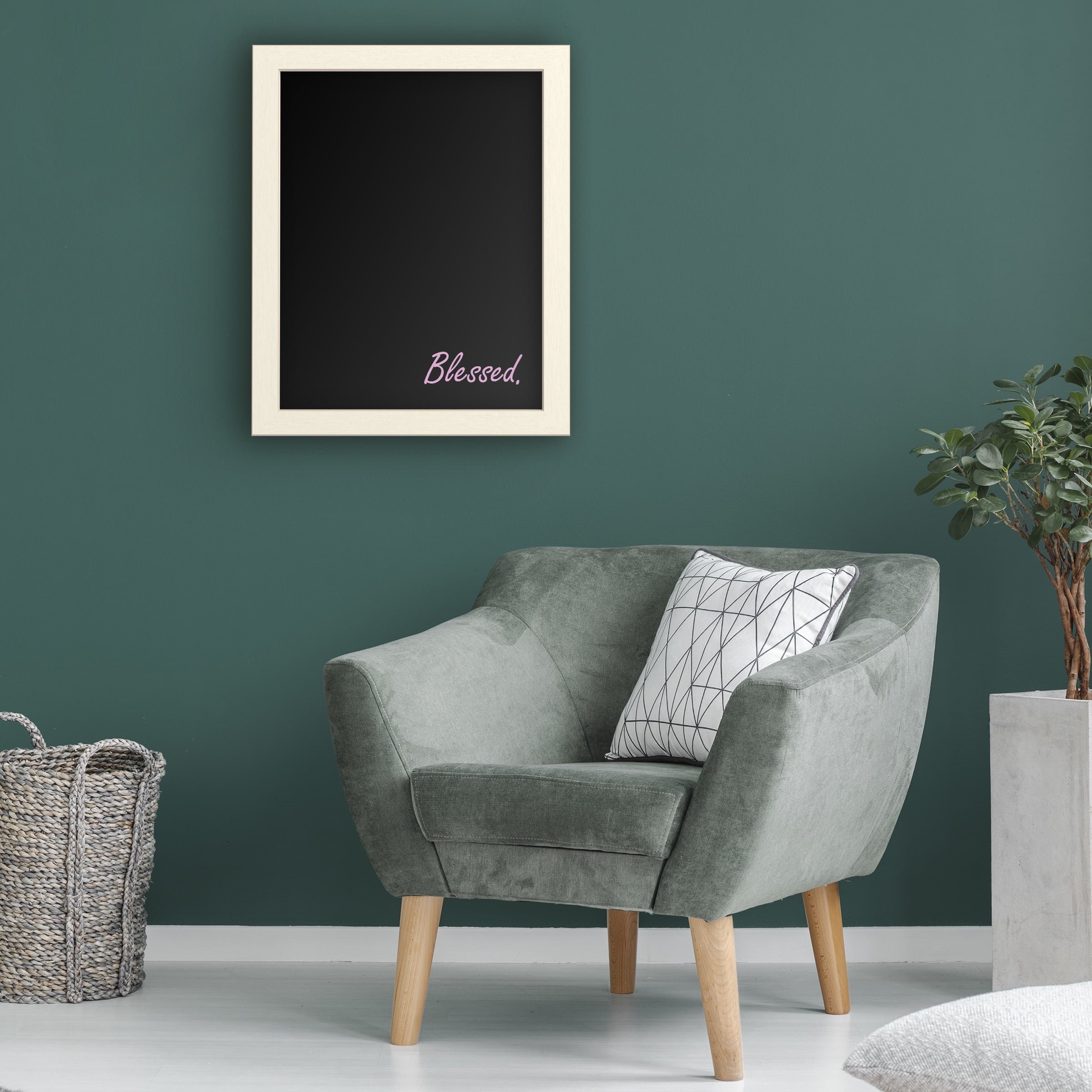 Trademark Fine Art 'Blessed Script Pink' Chalkboard by ABC