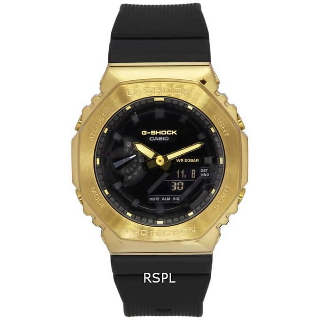 Casio Reloj G-Shock Analógico-digital con Esfera Negra, Movimiento de Cuarzo, GM-2100G-1A9, Resistente Al Agua hasta 200 M.