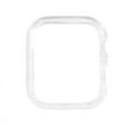 thumbnail image 1 of 1 Pack Compatible for Apple Watch Case 40mm [NO Screen Protector] Series 6 5 4 SE, Hard PC Bumper Case Protective Cover Frame Compatible for iWatch 40mm,transparent, 1 of 5