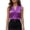 Purple, variant on Dweltoz Women's Wrap V Neck Sleeveless Satin Blouse Elegant Overlap Collar Draped Tank Tops Dressy Casual Soft Comfy Shirts,Black 2XL