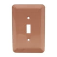 thumbnail image 3 of Leviton  89301-COP Metal Toggle Switch Wall plate Oversize Switch Plate Cover, Copper Finish, 3 of 3