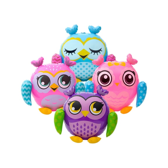 Purple Owl Bird Animal Inflatable 24"