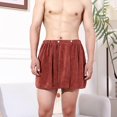 thumbnail image 4 of Men's Body Wraps Towel with Pocket Lint Free Absorb Water Lightweight Towel for Gym Pool Spa, 4 of 5