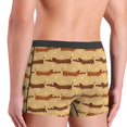 thumbnail image 4 of Men's Boxer Briefs, Dachshund Dog Puppy No.1049 Soft Comfy Mens Underwear Boxer Briefs Breathable With Widen Waist, 4 of 7