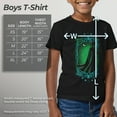 thumbnail image 5 of Boy's Wicked Elphaba Silhouette Frame  Graphic T-Shirt, 5 of 10