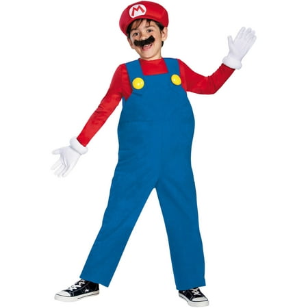 Mario Bros Deluxe Child Halloween Costume