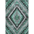 thumbnail image 2 of Addison Rugs Mayfield Premium Machine Washable Transitional Aztec Seafoam Rectangle Rug, 3' x 5', 2 of 7
