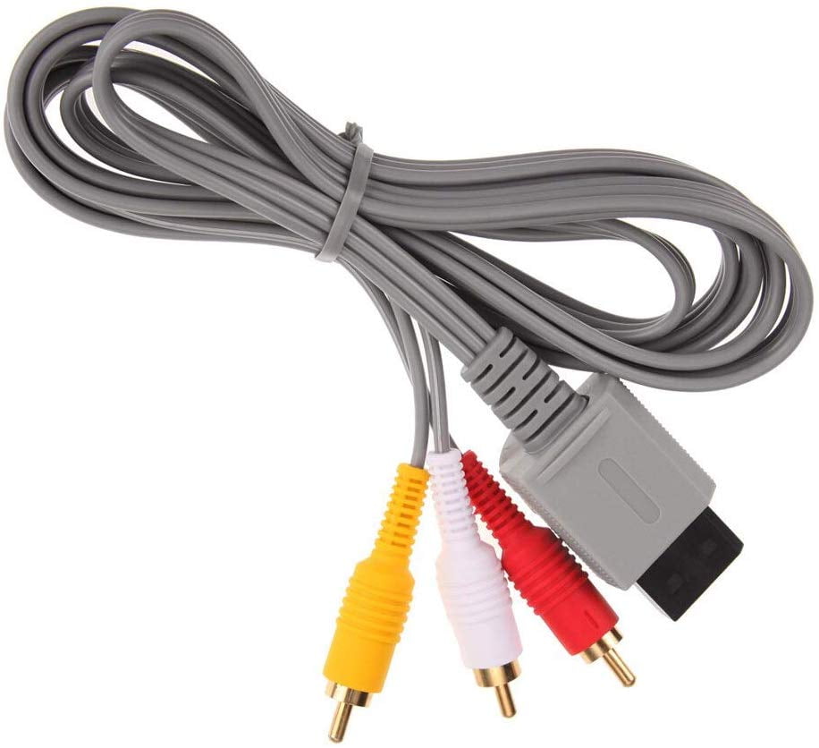Wiresmith Standard RCA Av Composite Cable for Nintendo Wii and Wii U Console