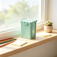 thumbnail image 5 of Tepsmf Macaron Color Rectangular Storage Box with Lid Desktop Plastic Small Organizer Container for Pens Crafts Desk Supplies, 5 of 6