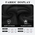 thumbnail image 6 of TEMOFON Black Pants for Women Elastic Waistband Fall Pants for Women with Pockets Autumn Thermal Pants Women Lounge Casual Winter Fleece - Lined Pants XL, 6 of 8