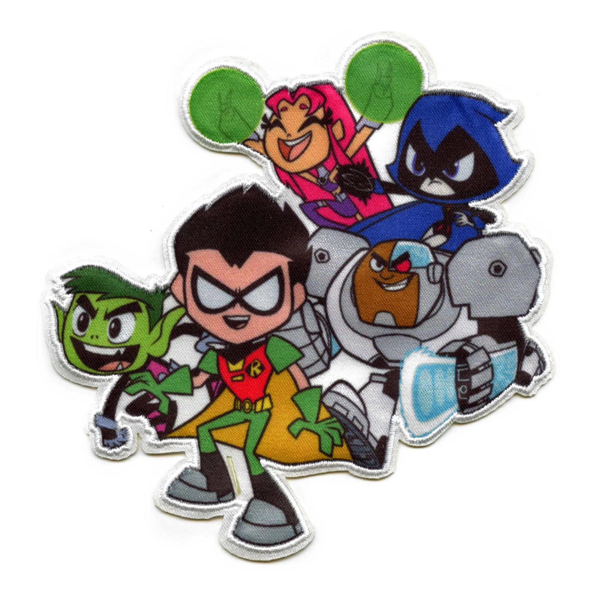 Teen Titans Go! Full Group Patch DC Cartoon Network Embroidered Iron On -  