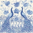 thumbnail image 2 of Thomas, Miranda 26x26 White Modern Wood Framed Museum Art Print Titled - Peacock Garden VI, 2 of 4