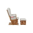 thumbnail image 2 of Suite Bebe Contempo Nursery Glider with Ottoman, Walnut Wood and Latte Fabric, 2 of 8