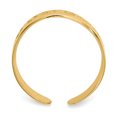 thumbnail image 2 of 14k Yellow Gold Heart Adjustable Toe Ring Open Midi, 2 of 9