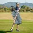 thumbnail image 4 of Gymax Golf Cart Bag Molded Lock Top Golf Bag w/14-Way Full Length Dividers 11 Pockets Dusty Pink, 4 of 9