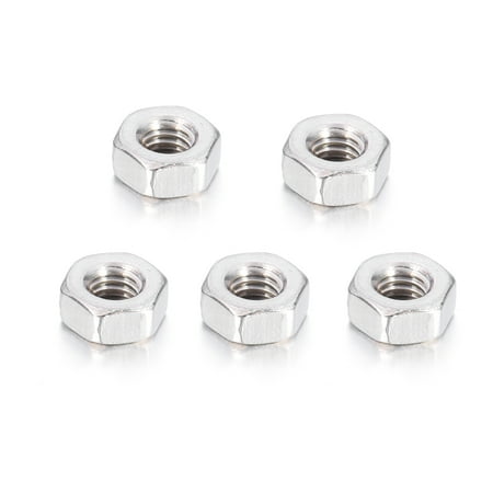

Andoer 304 A2 DIN934 Stainless Steel Marine Grade Full Nuts Hex Nut M-4