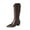 Brown, variant on Fesfesfes Riding Boots For Women Ladies Fall Winter Knight Thick High-heeled High US:8.5(41)
