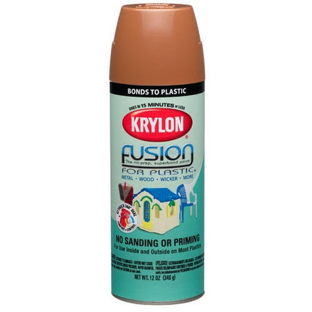 Krylon 12 oz Fusion for Plastic, Satin Brown Boots