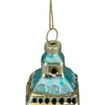 thumbnail image 4 of Northlight 4.75" Black and Gold Glass Big Ben Christmas Ornament, 4 of 4