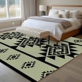 thumbnail image 4 of 6'x9' Area Rugs, Sage Green Boho Indoor Outdoor Area Rug for Living Room Bedroom, Southwest Aztec Abstract Geometric Washable Bathroom Rugs Kitchen Floor Carpet Mats Home Decor Aesthetic, 4 of 8