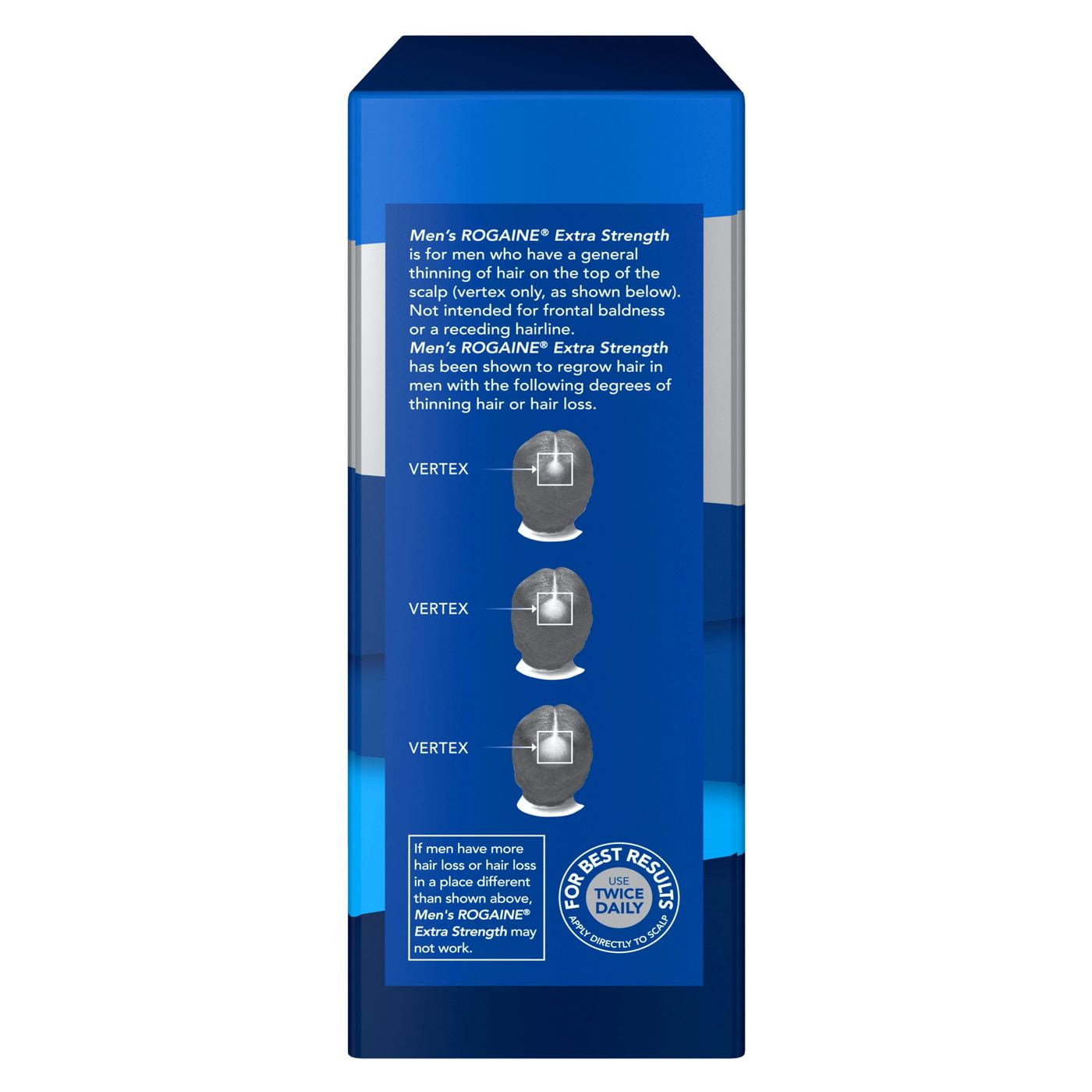 Johnson Johnson Rogaine Hair Regrowth Treatment 3 Ea Walmart Com