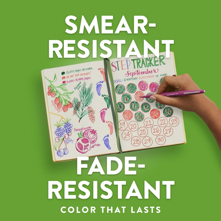 PENNARELLI Paper Mate Flair 12 Pezzi - Punta In Feltro 0.7 Mm, Colorati E Antimacchia - Foto 10