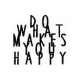 thumbnail image 2 of Waltz, Anne 11x14 White Modern Wood Framed Museum Art Print Titled - Do what makes you happy, 2 of 4