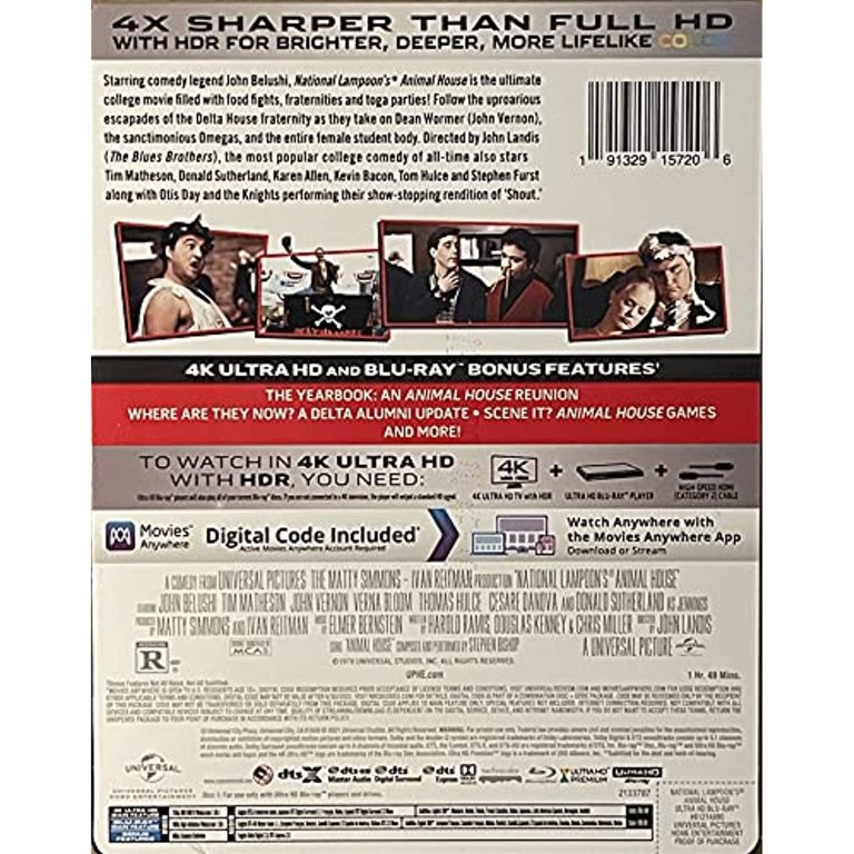 National Lampoon's Animal House (Limited Edition 4K Ultra HD