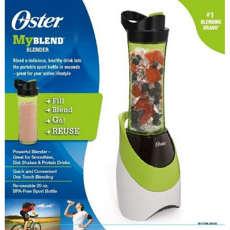 Oster Green Personal Blender With Travel Sport Bottle