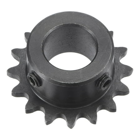 

Uxcell 16 Teeth Sprocket 1/4 Pitch 15mm Bore Carbon Steel with Set Screws