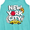 thumbnail image 2 of Instant Message - New York City Collage  - Toddler & Youth Girls A-line Dress, 2 of 5