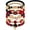 Black Red, variant on Football Bracelet Set, 7 Piece Game Day Beaded Stretch Bracelets with Football Charms and Helmet